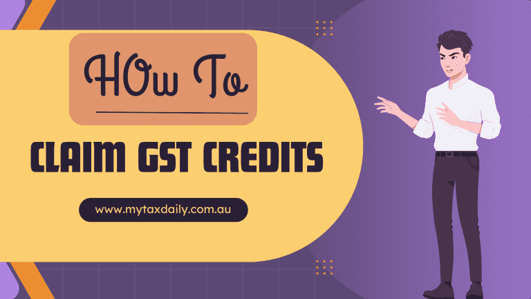 How to Claim GST Credits?