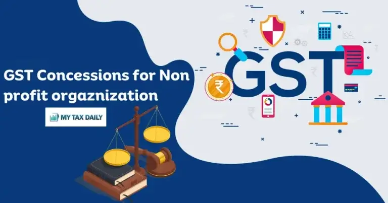 GST Concessions for Non profit orgaznization